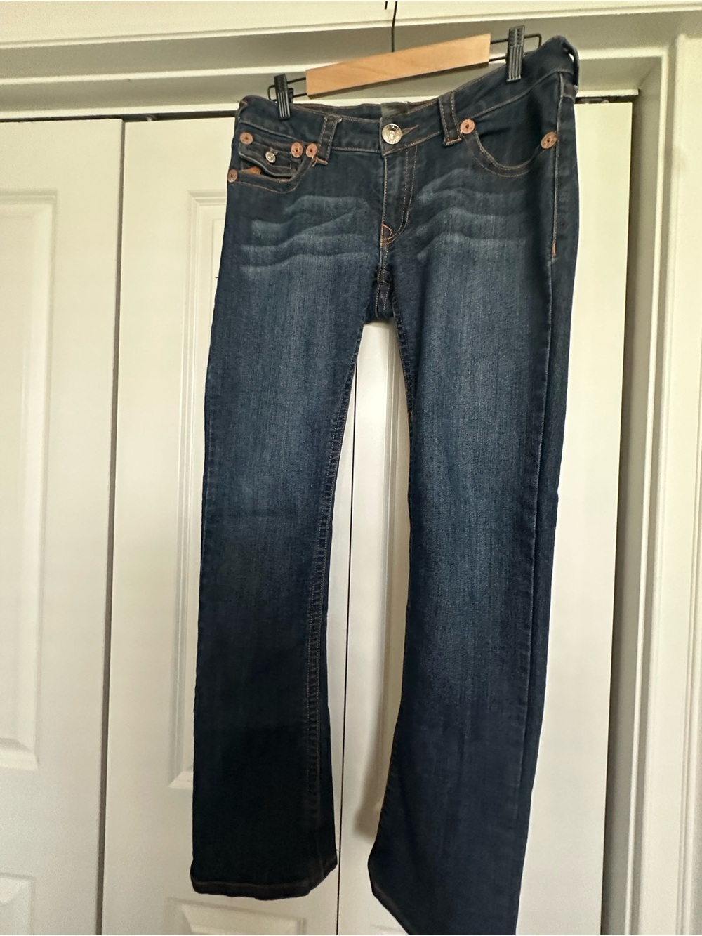 True Religion Women's Dark Blue Boot Cut Jeans